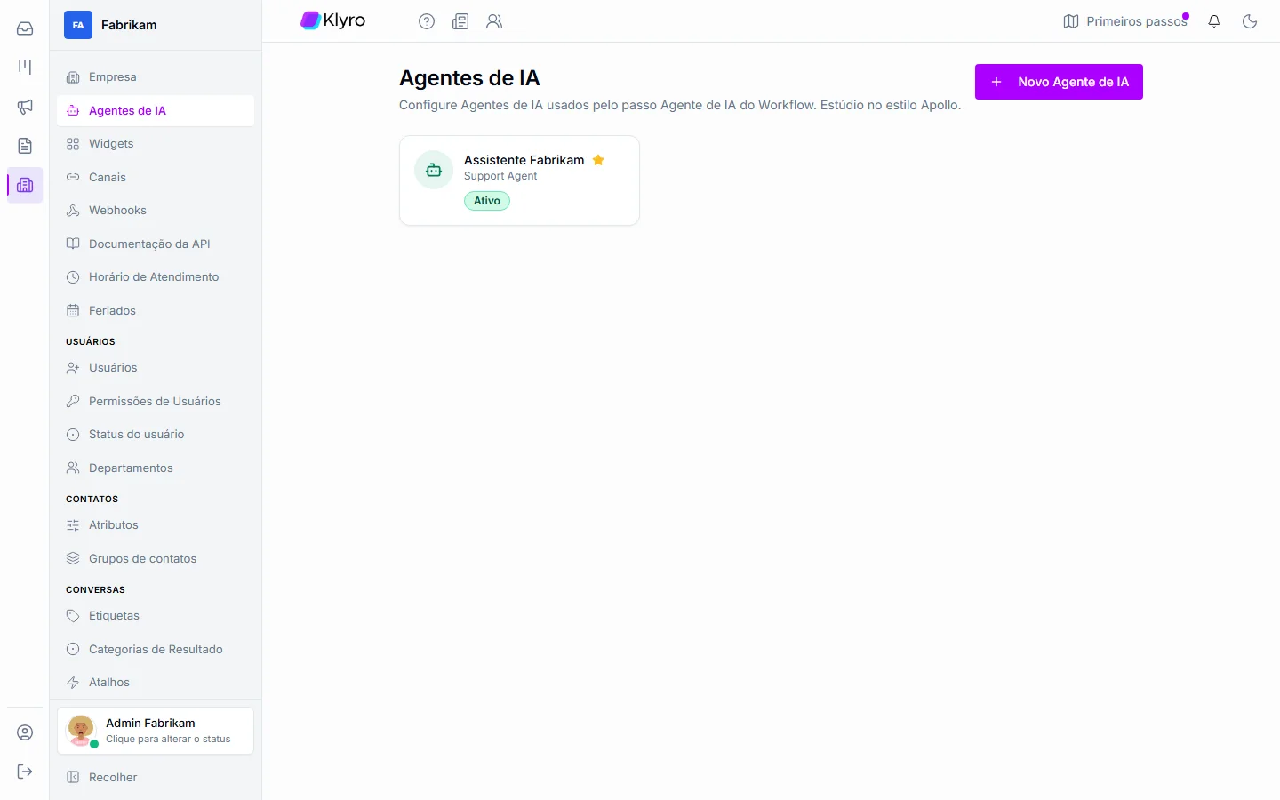 Artigos que o agente usa para responder